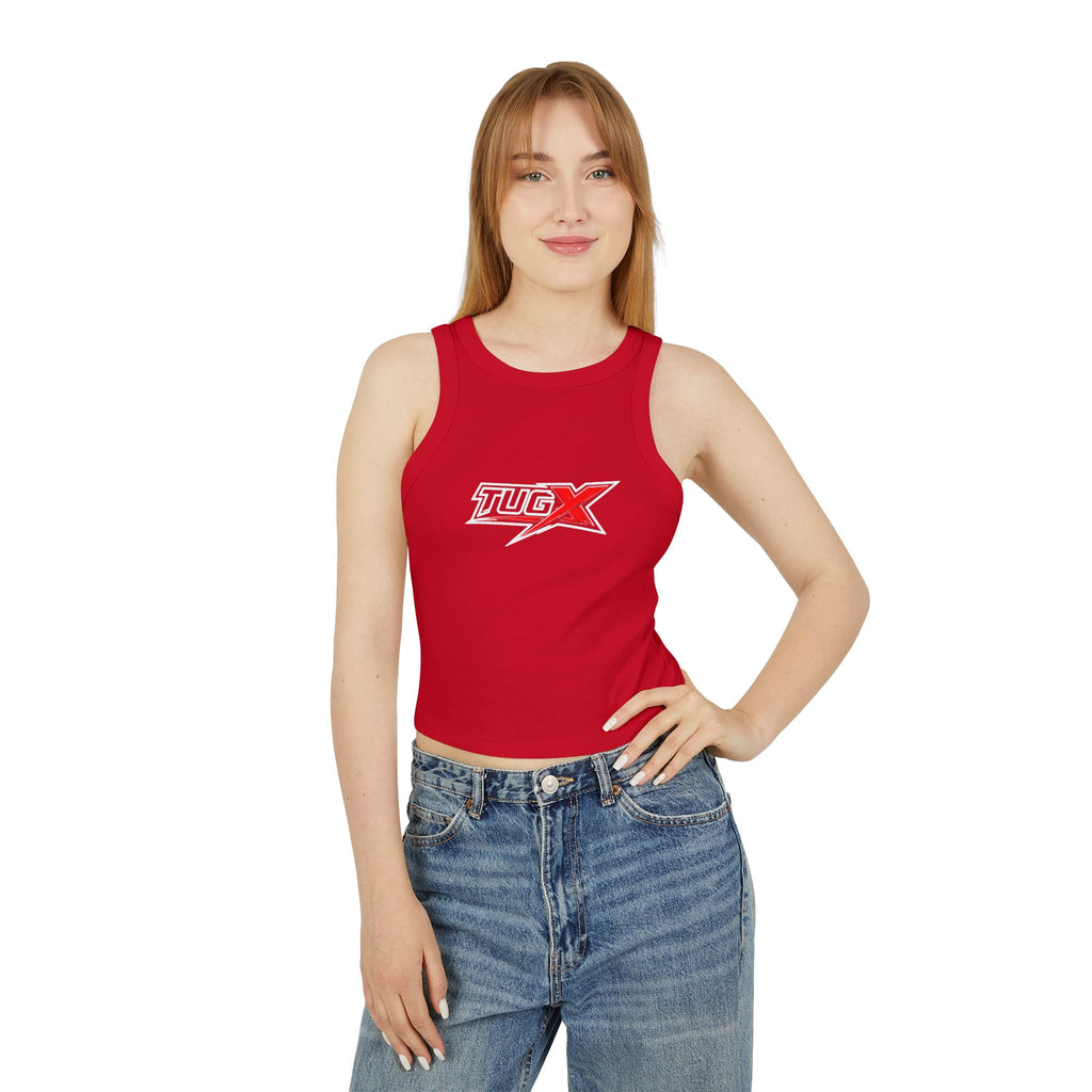 TUGx Women's Micro Rib Racer Tank Top