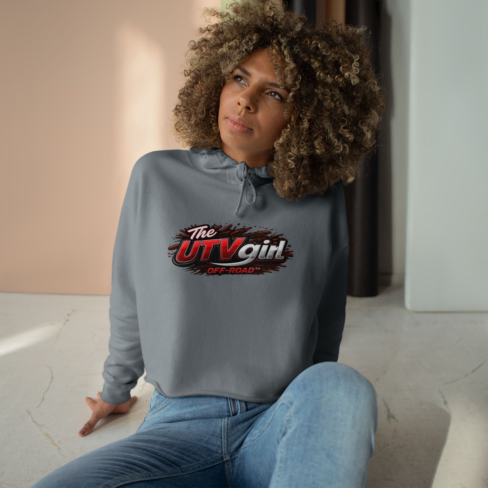 TheUTVgirl Crop Hoodie