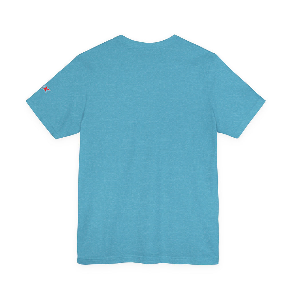 TUGx Unisex Jersey Short Sleeve Tee „Built for More”