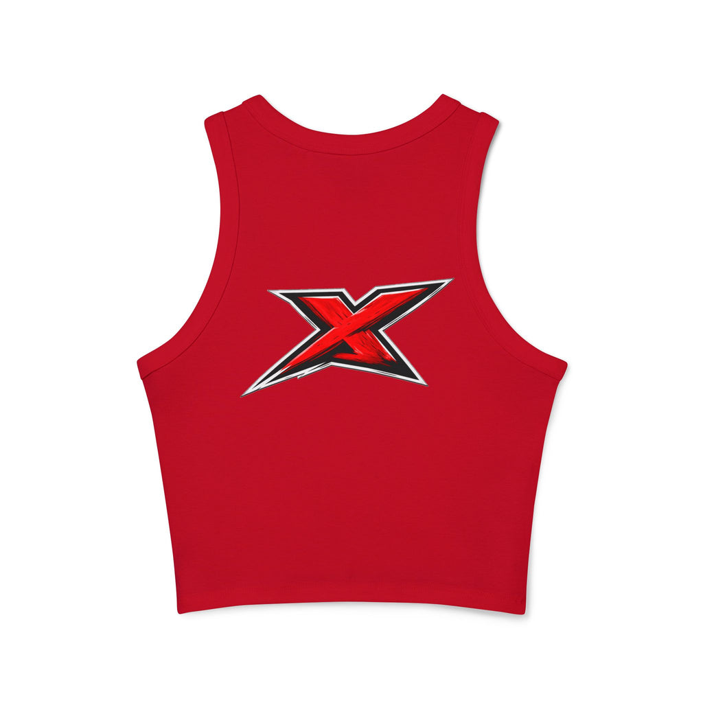 TUGx Women's Micro Rib Racer Tank Top