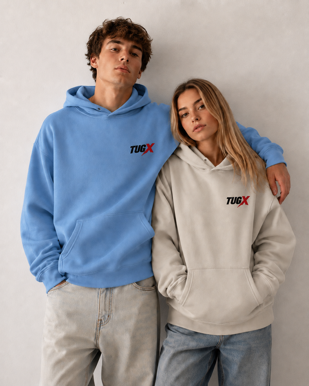TUGx Unisex Embroidery Fleece Hoodie