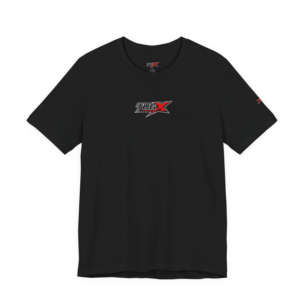 TUGx Unisex Jersey Short Sleeve Tee „No Risk No Story”