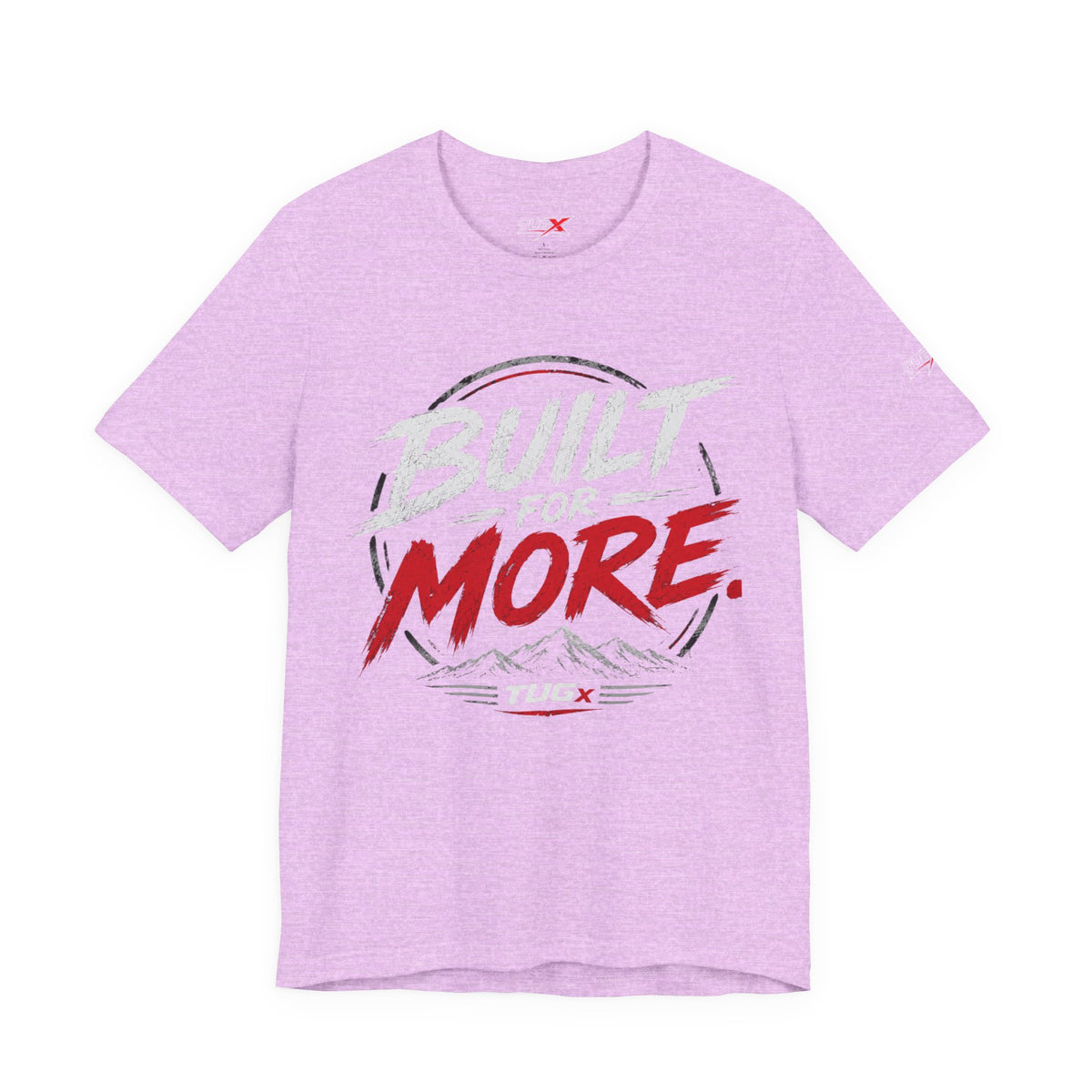 TUGx Unisex Jersey Short Sleeve Tee „Built for More”