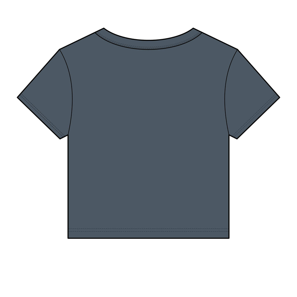 TUGx Women's Embroidery Micro Rib Baby Tee