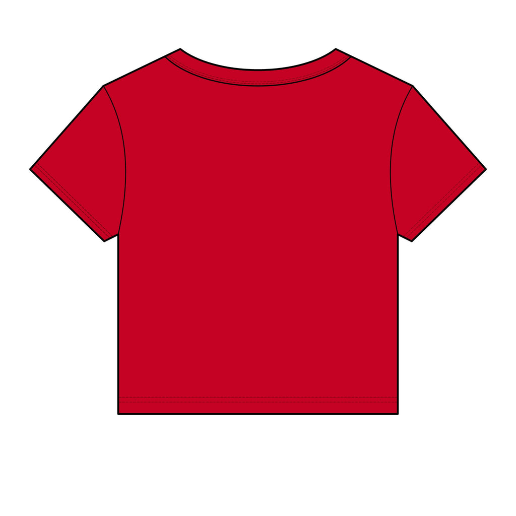 TUGx Women's Embroidery Micro Rib Baby Tee
