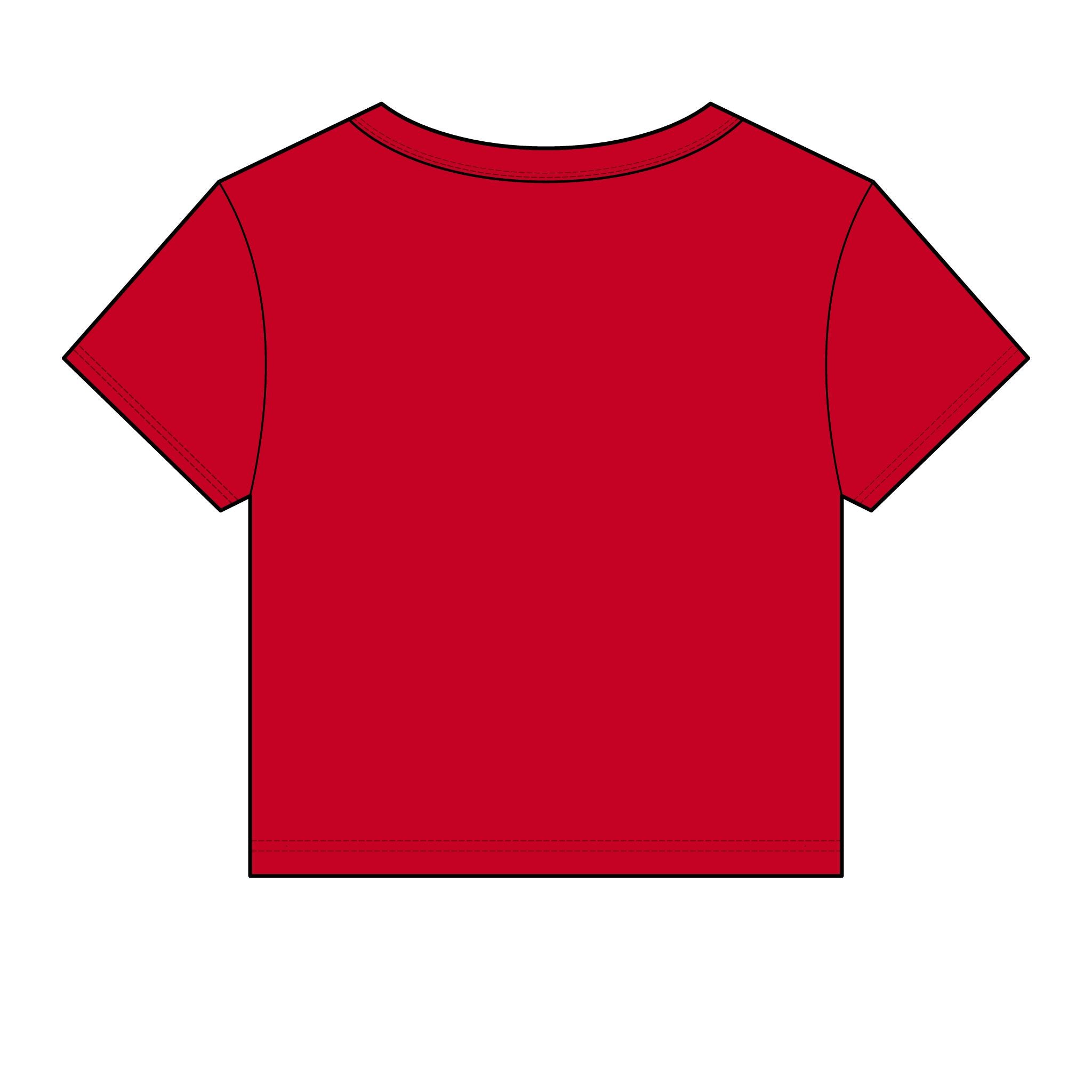 TUGx Women's Embroidery Micro Rib Baby Tee