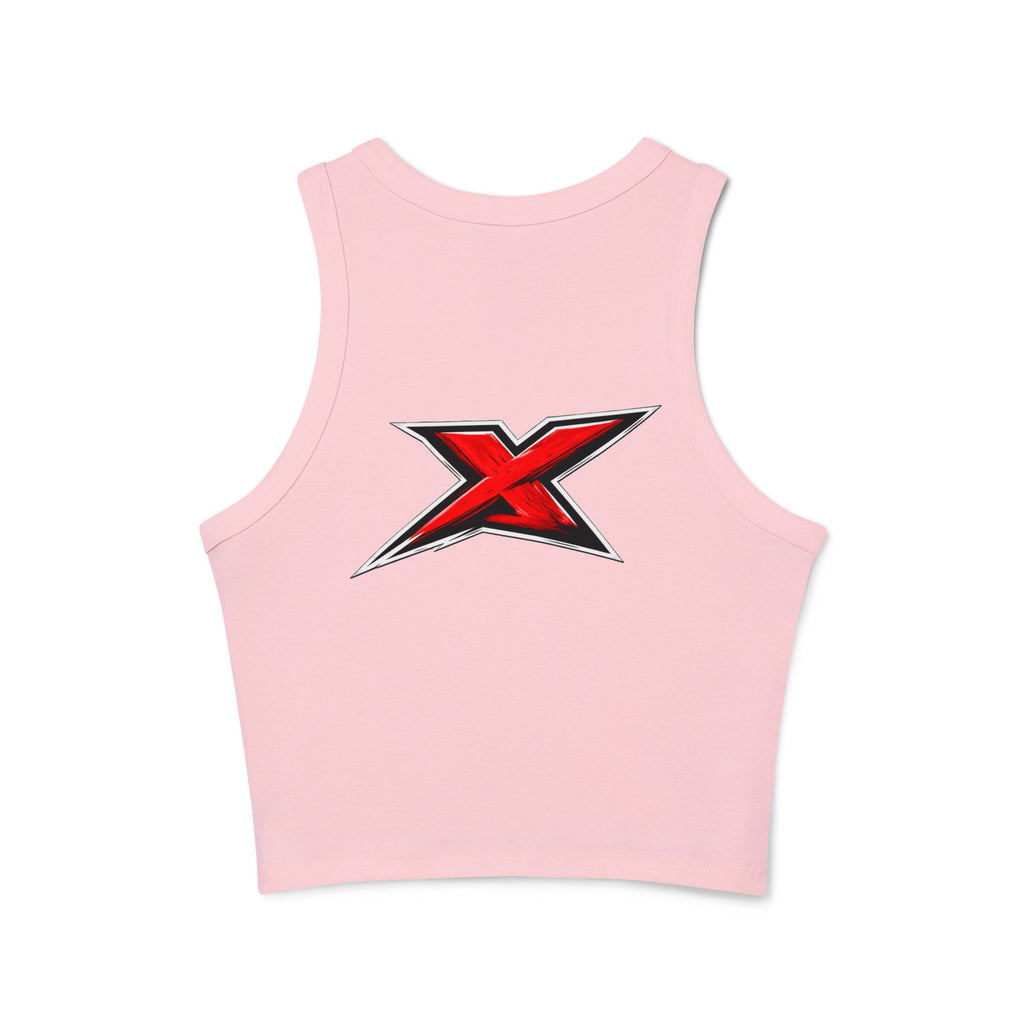 TUGx Women's Micro Rib Racer Tank Top