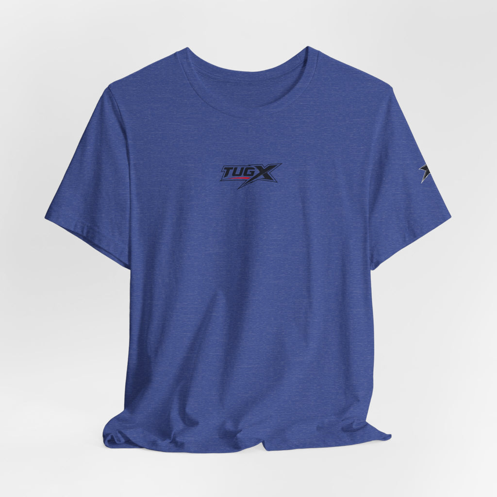 TUGx Unisex Jersey Short Sleeve Tee „No Risk No Story”