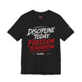TUGx Unisex Jersey Short Sleeve Tee “Discipline today.Freedom tomorrow.”