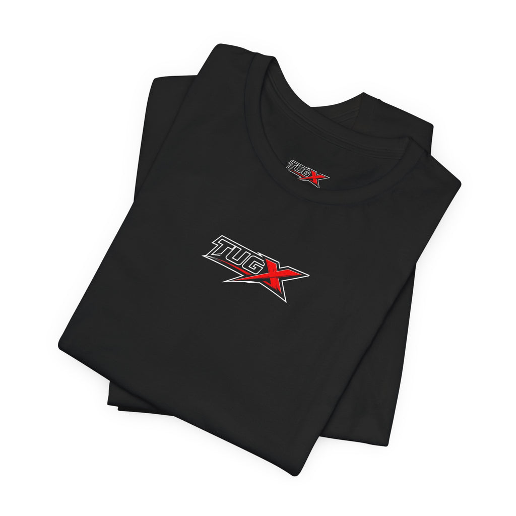 TUGx Unisex Jersey Short Sleeve Tee „No Risk No Story”