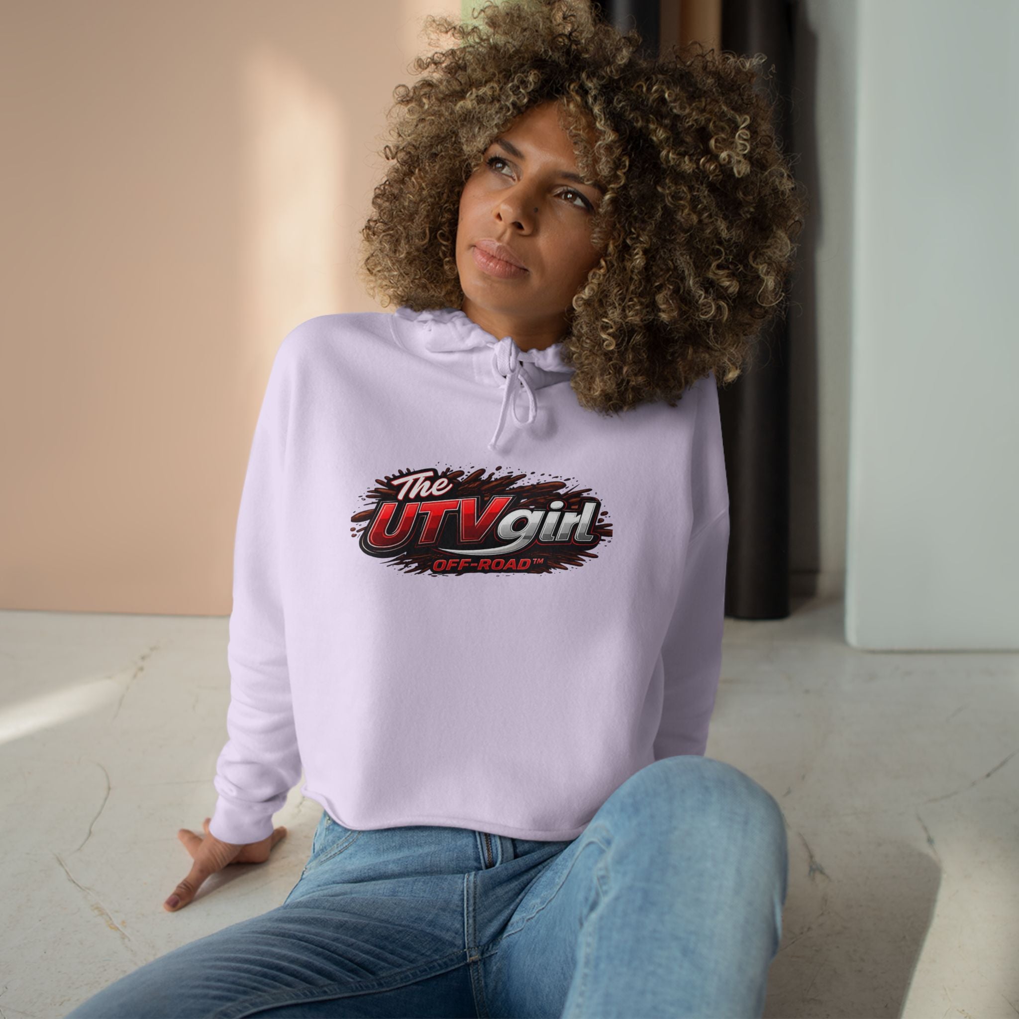 TheUTVgirl Crop Hoodie