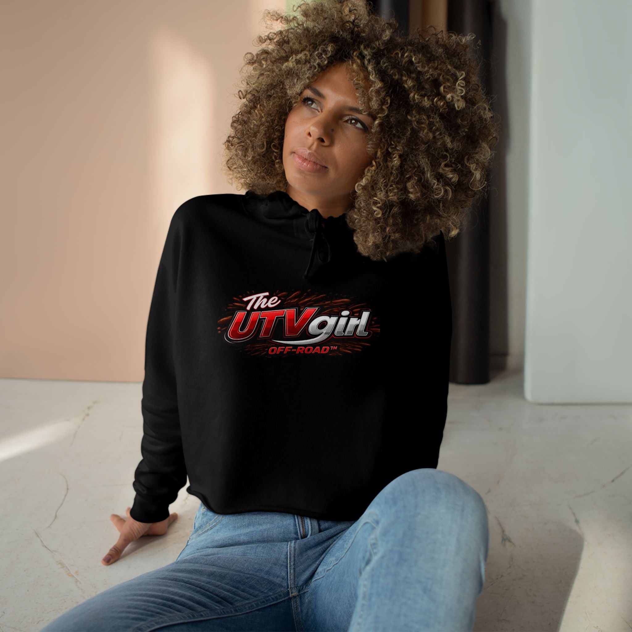 TheUTVgirl Crop Hoodie