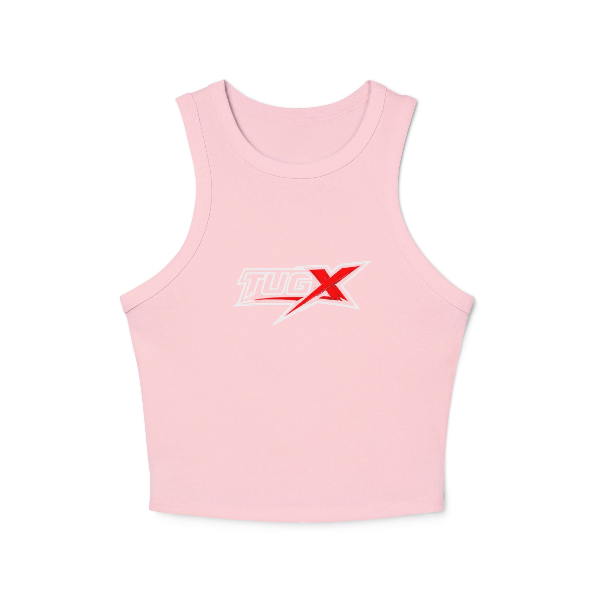 TUGx Women's Micro Rib Racer Tank Top
