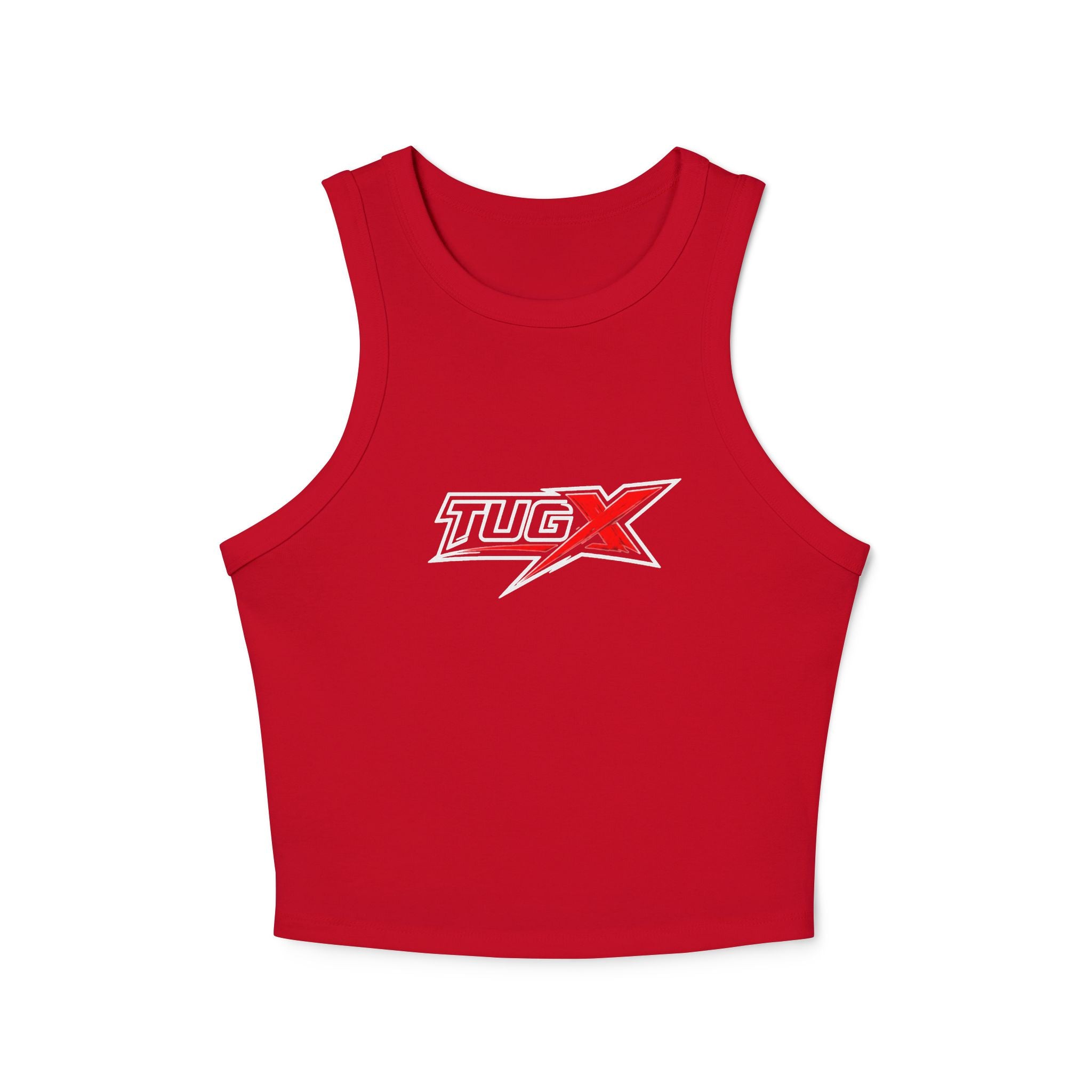 TUGx Women's Micro Rib Racer Tank Top