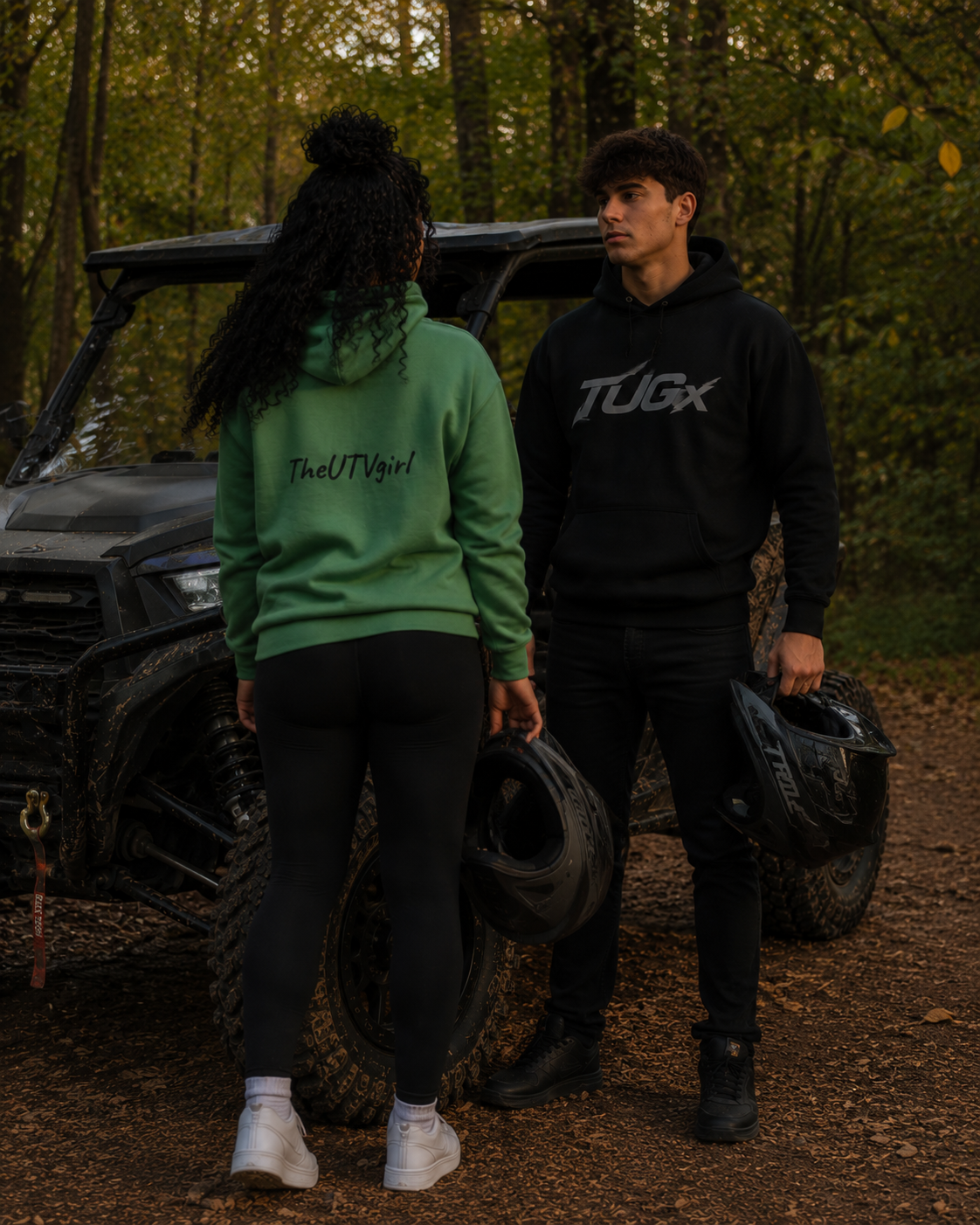 TUGx Embroidery Fleece Zip Up Hoodie